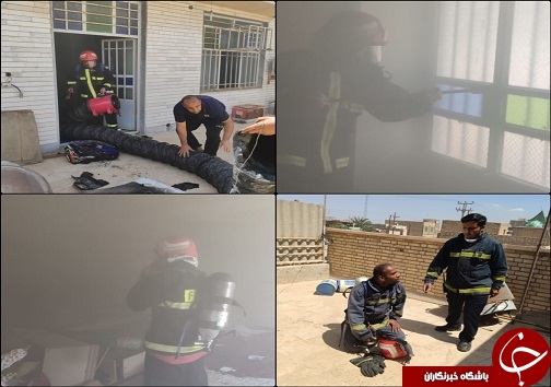 حریق منزل مسکونی بدون تلفات جانی