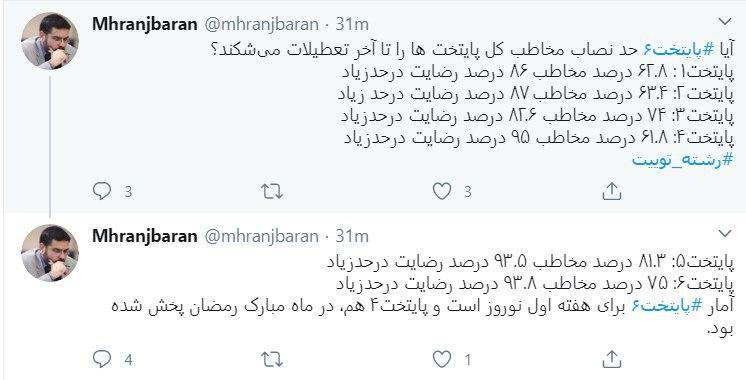 آمار مخاطبان دو فصل آخر سریال &laquo;پایتخت&raquo; منتشر شد