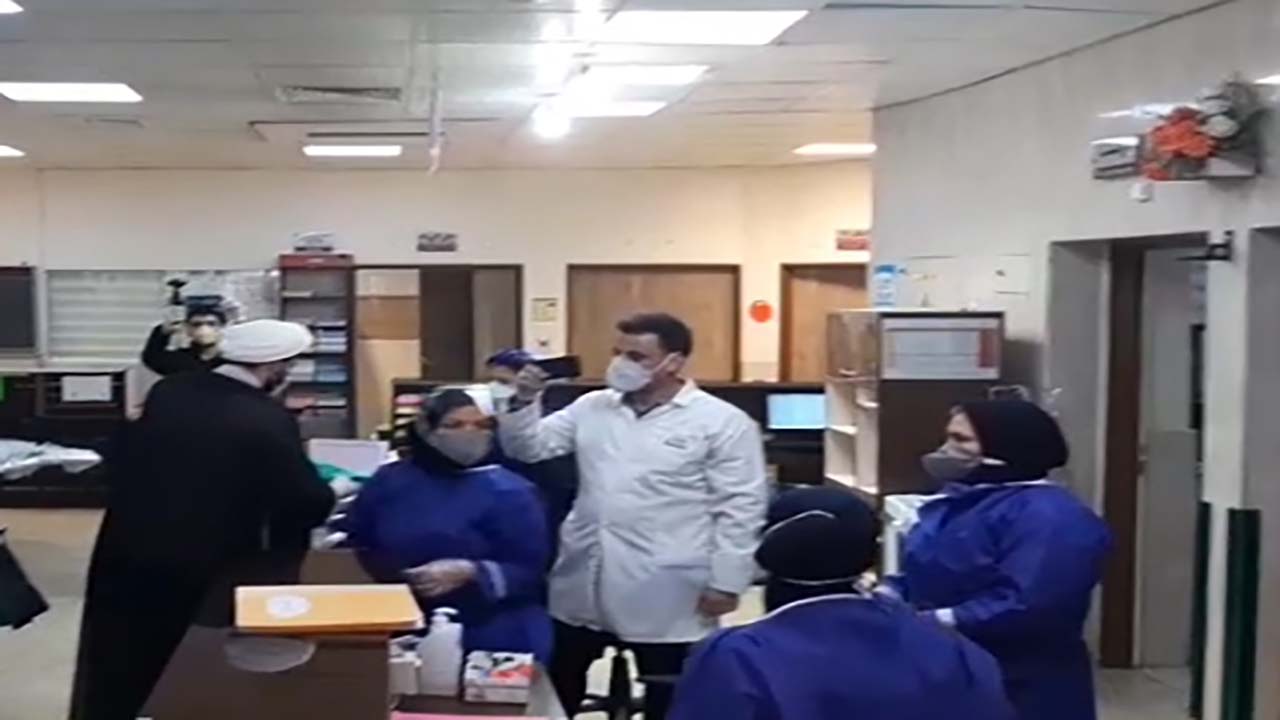 توزیع غذای حضرتی بین بیماران کرونای در مشهد + فیلم