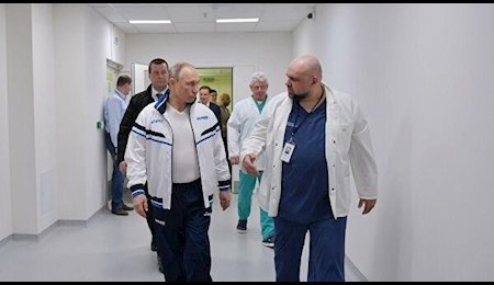 پزشک ارشد همراه پوتین به کرونا مبتلا شد + عکس
