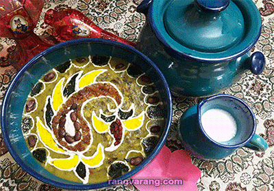 ایده&zwnj;هایی برای تزئین انواع آش مجلسی و نذری + تصاویر