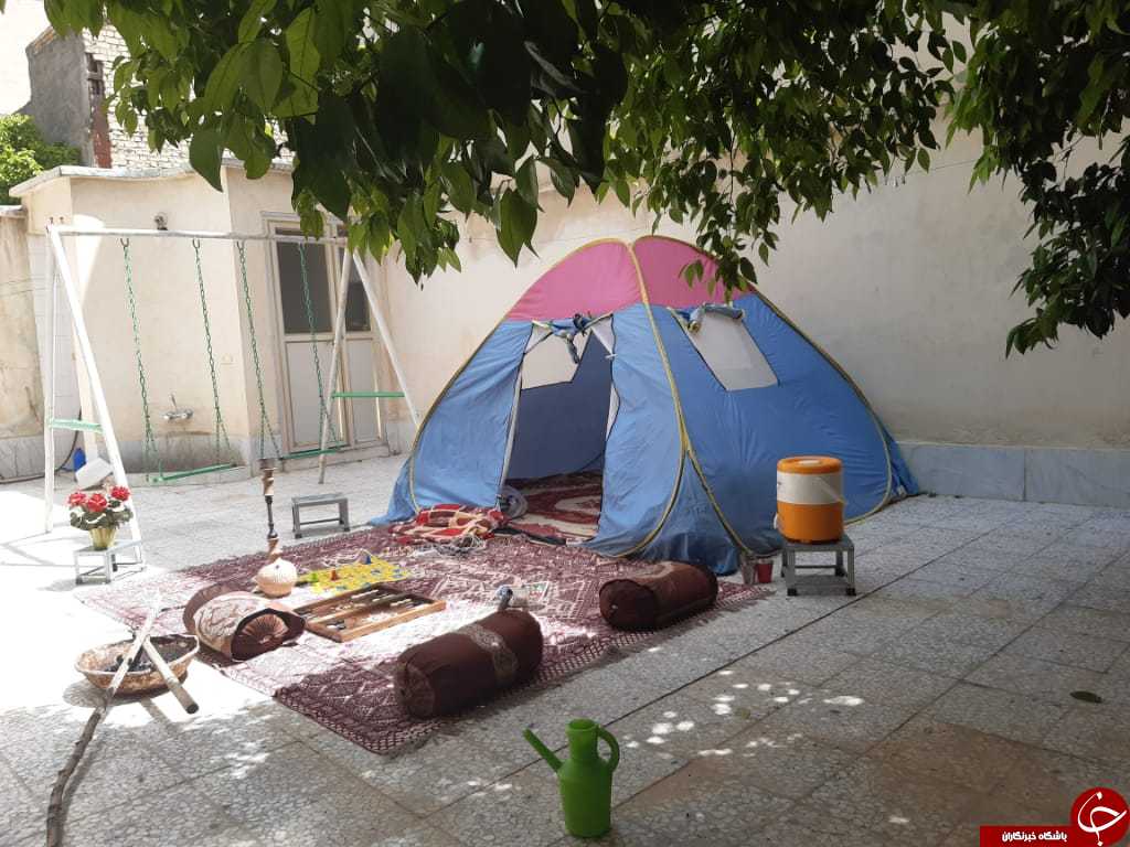 ابتکار جالب برخی شهروندان استان فارس در روز ۱۳ به در + تصاویر