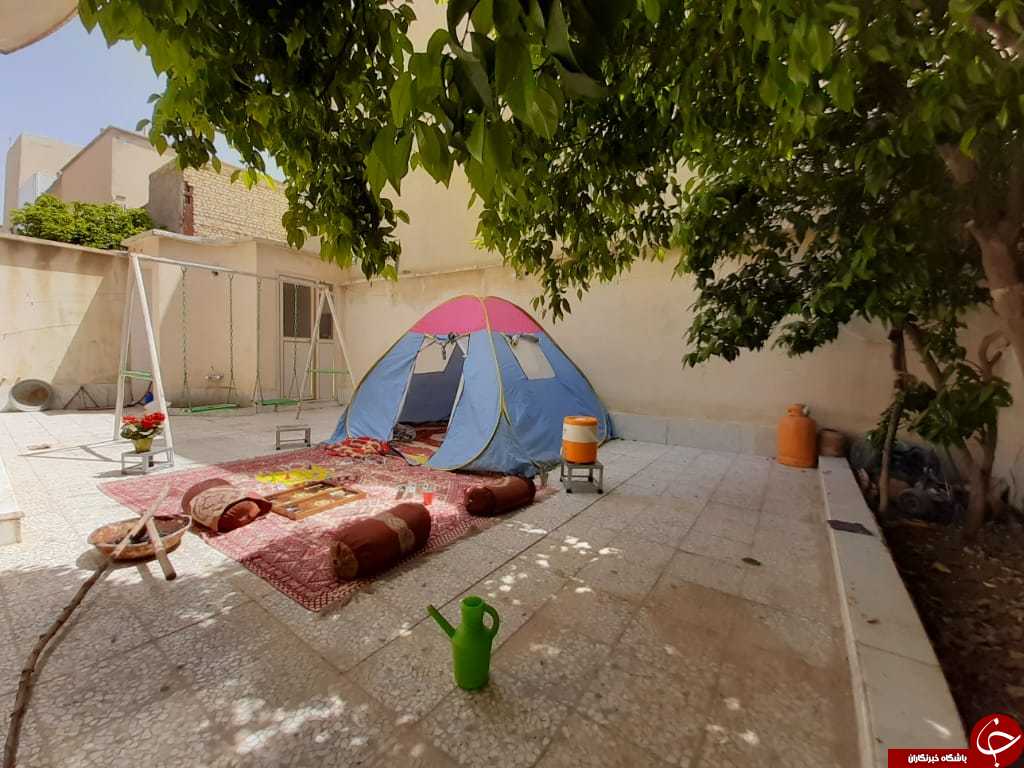 ابتکار جالب برخی شهروندان استان فارس در روز ۱۳ به در + تصاویر
