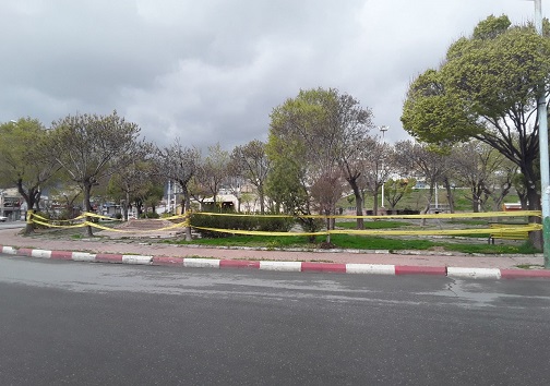 مسدود بودن ورودی تمامی پارک&zwnj;ها وبوستان&zwnj;های سنندج به روایت تصویر