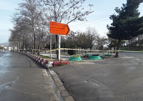 مسدود بودن ورودی تمامی پارک&zwnj;ها وبوستان&zwnj;های سنندج به روایت تصویر