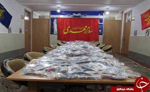 توزیع بسته های بهداشتی و فرهنگی در برخی مناطق اهواز