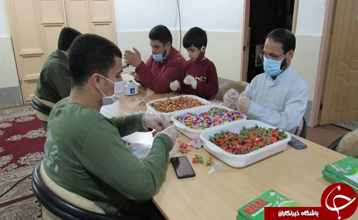 توزیع بسته های بهداشتی و فرهنگی در برخی مناطق اهواز