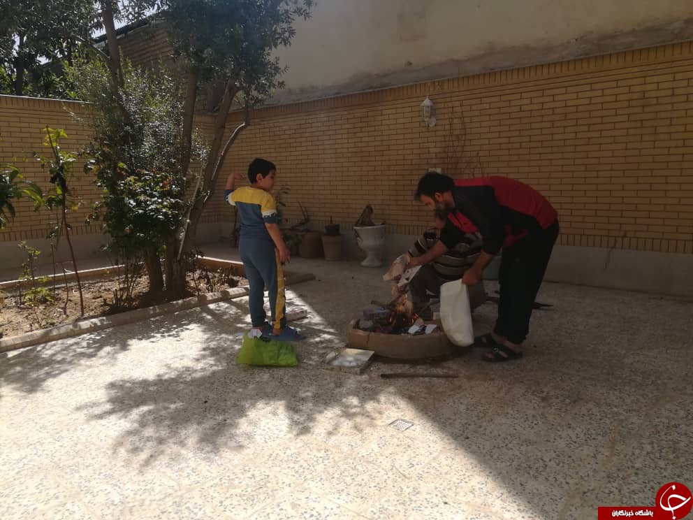ابتکار جالب برخی شهروندان استان فارس در روز ۱۳ به در + تصاویر
