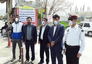 مشارکت فرهنگیان باغملک در پایش رفت و آمد