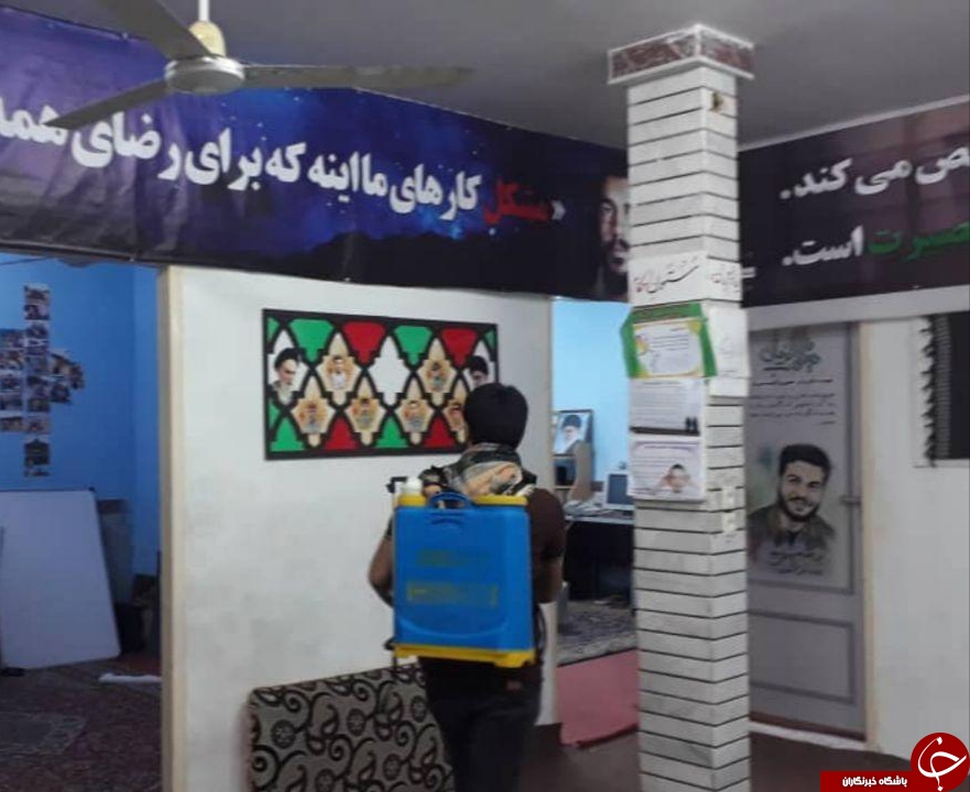 دانشجویان برای مبارزه به ویروس کرونا آستین همت بالا زدند