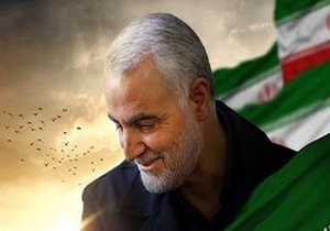 فرمانده‌ای که پیش از خداحافظی بوسه بر دست یک مدافع حرم زد / فیلمی تاثیرگذار از سردار شهید سلیمانی