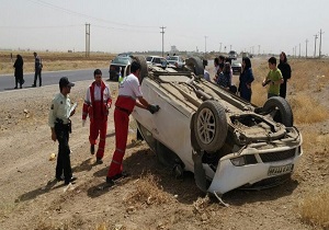 واژگونی خودرو سراتو راننده را به کام مرگ فرستاد