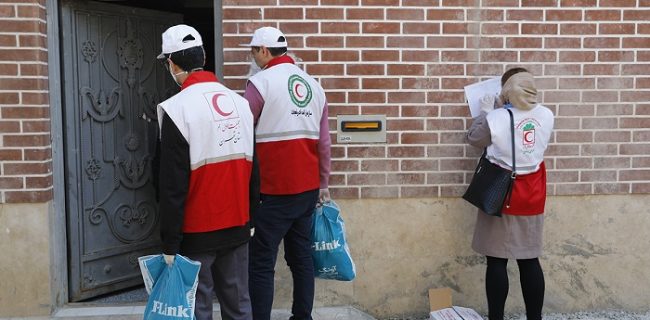 هلال احمر ۳۵ هزار بسته بهداشتی در همدان توزیع کرد