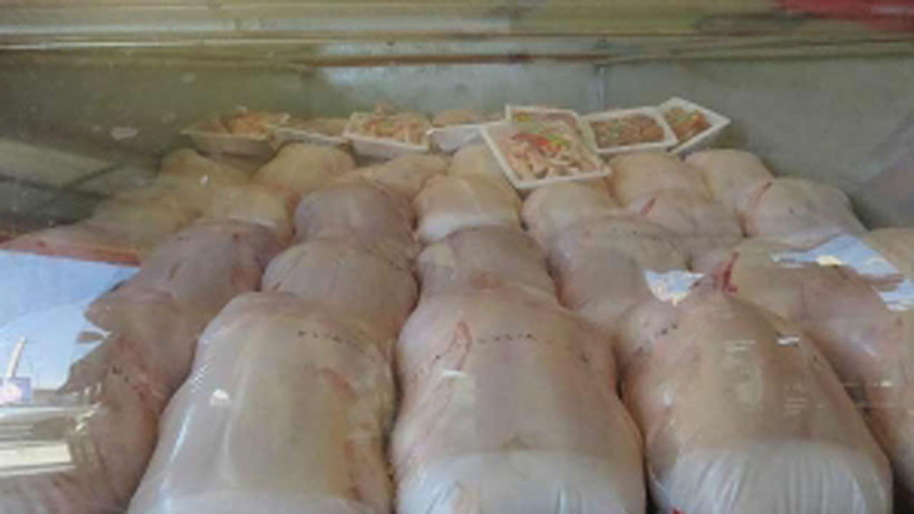 ذخیره سازی گوشت مرغ در گلستان