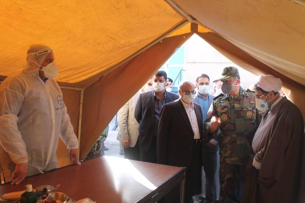 برپایی نقاهتگاه ۱۲۰ تختخوابی در مرکز آموزش ۰۵ ارتش