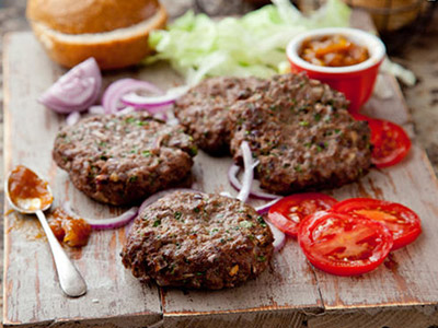 همبرگر مخصوص خانگی + دستور تهیه