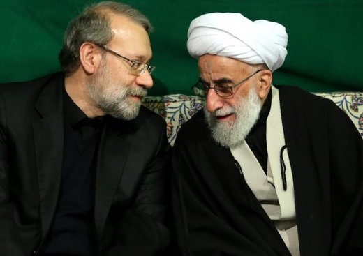 آیت الله جنتی و کدخدایی برای رییس مجلس آرزوی سلامتی کردند