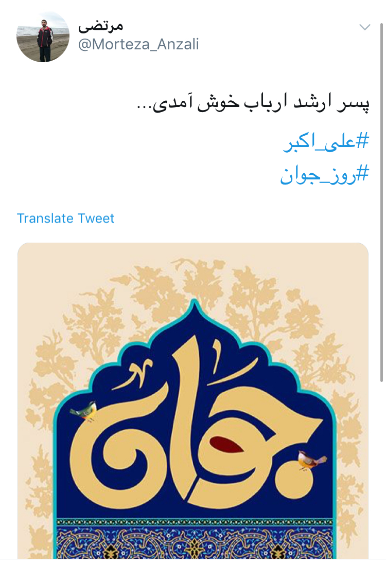 &rlm;و خدا خواست كه يك بار دگر در عالم مصطفي آينه در آينه تكرار شود