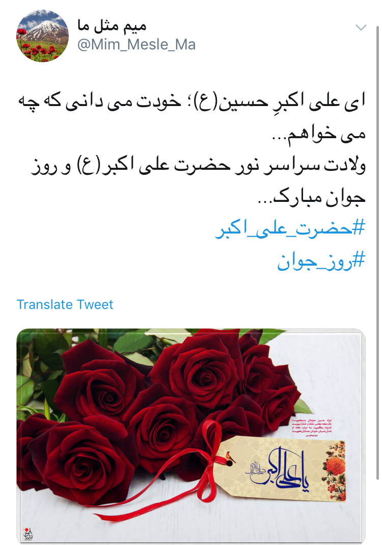 &rlm;و خدا خواست كه يك بار دگر در عالم، مصطفی آينه در آينه تكرار شود