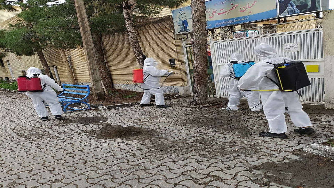 ورزشکاران تربت جامی برای مبارزه با ویروس کرونا به میدان آمدند