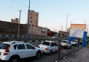 راه اندازی تونل ضدعفونی خودرو‌ها در برخی مناطق اهواز