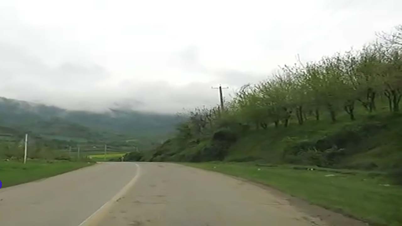 فیلمی از طبیعت بهار روستای مرزبن