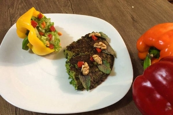 طرز تهیه کوکوی کاهو