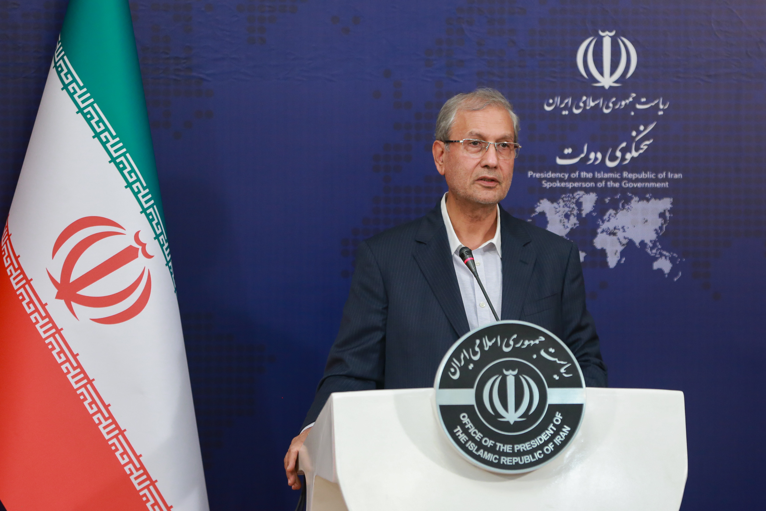 نشست خبری سخنگوی دولت آغاز شد