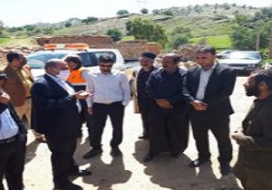 بازدید میدانی فرماندار اندیکا از تعدادی روستاهای بخش مرکزی شهرستان