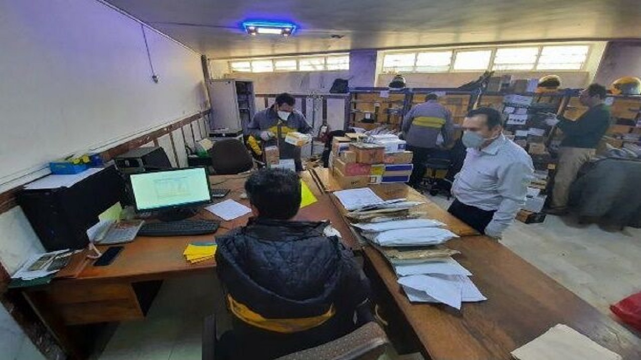 افزایش چشمگیر مرسوله‌های پستی اهر در روز‌های کرونایی