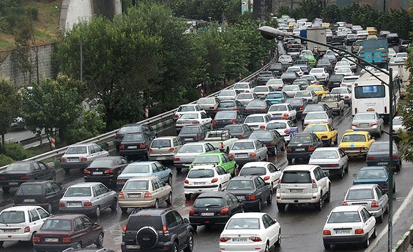 ترافیک صبحگاهی بزرگراه‌های پایتخت در ۱۹ فروردین‌ ماه