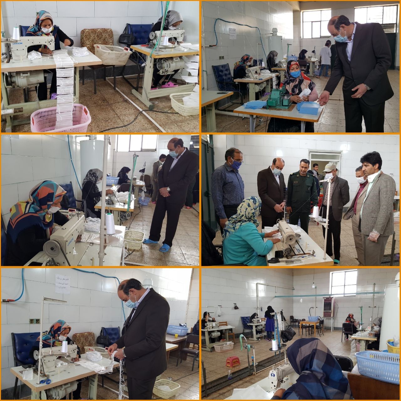 تولیدروزانه ۱۲۰۰ عددماسک درزرند