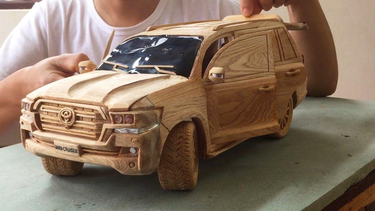 ساخت تویوتا لندکروزر فوق&zwnj;العاده از جنس چوب!