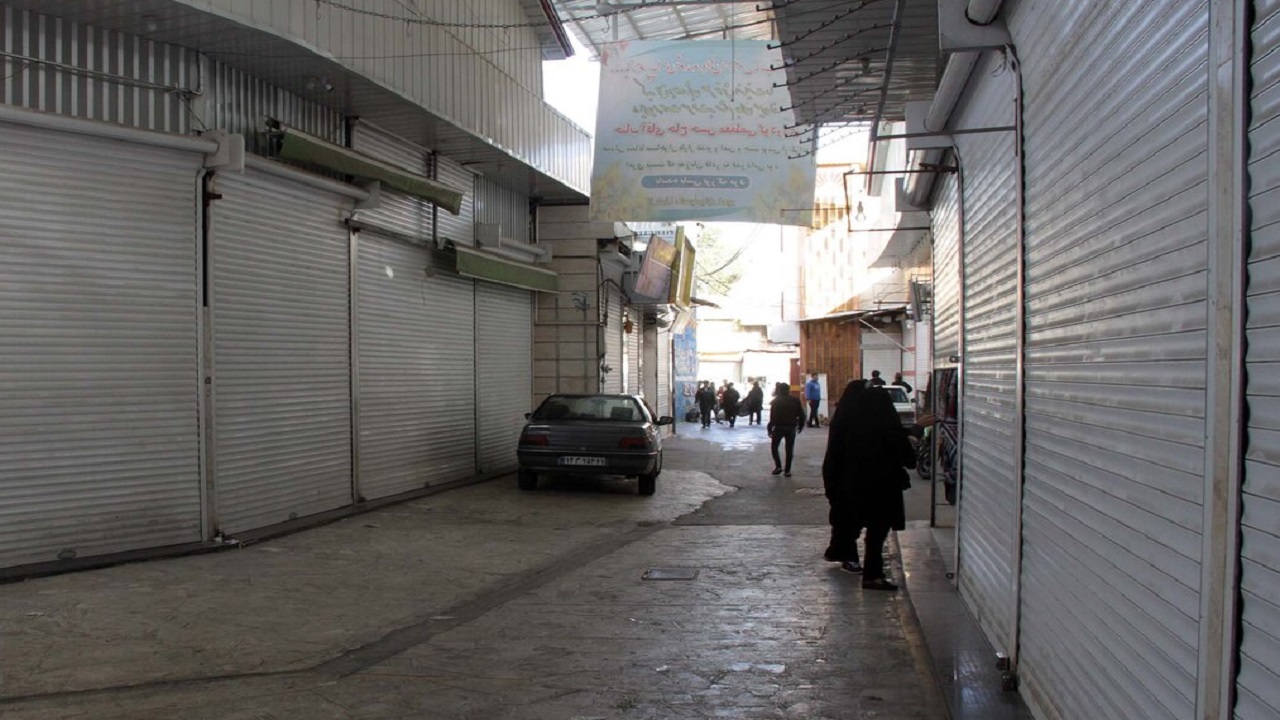 آسیب جدی کرونا بر بازار تجاری جوانرود