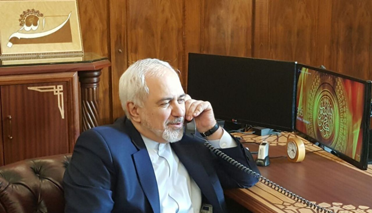 گفتگوی تلفنی ظریف با اشرف غنی و عبدالله