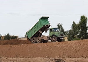 ادامه روند تقویت سیل بندهای اطراف رودخانه دز