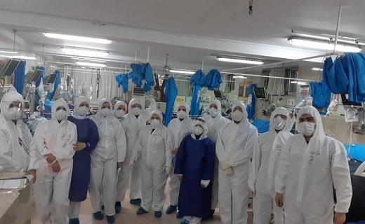 روایتی از فداکاری سفید پوشان جاده سلامت