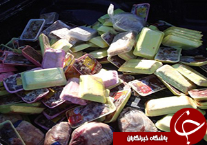 کشف و امحاء بیش از ۵۰۰ کیلوگرم فرآورده خام دامی در مهاباد