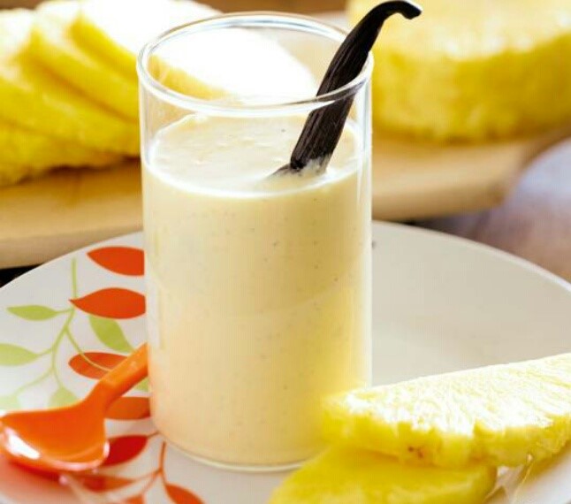 آناناس گلاسه یک نوشیدنی خوشمزه و خنک +طرز تهیه