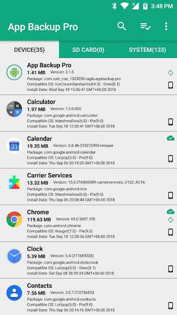 دانلود App Backup & Share 
