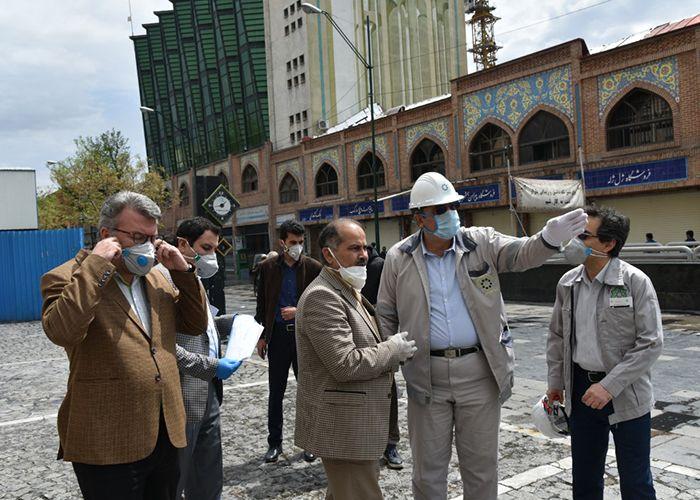 بازدید از آخرین وضعیت اجرایی احداث زیرگذر چهارراه گلوبندک