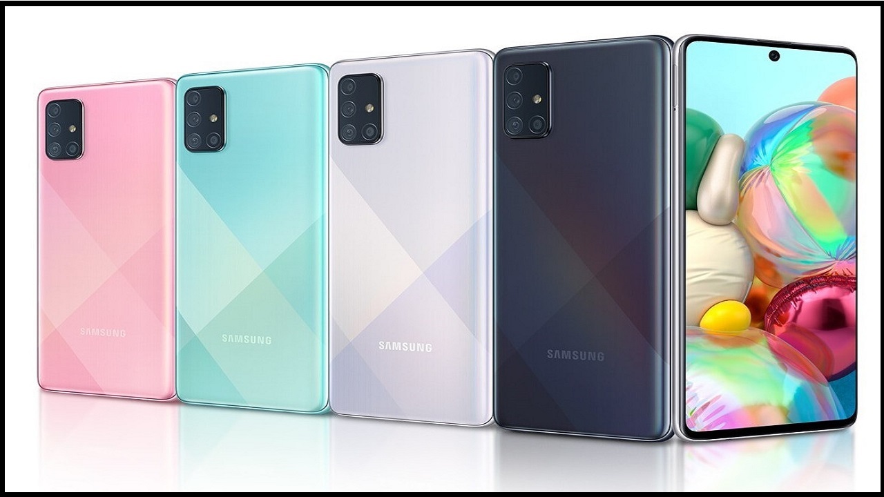 اولین تصاویر منتشر شده از نسخه 5G گوشی Galaxy A71