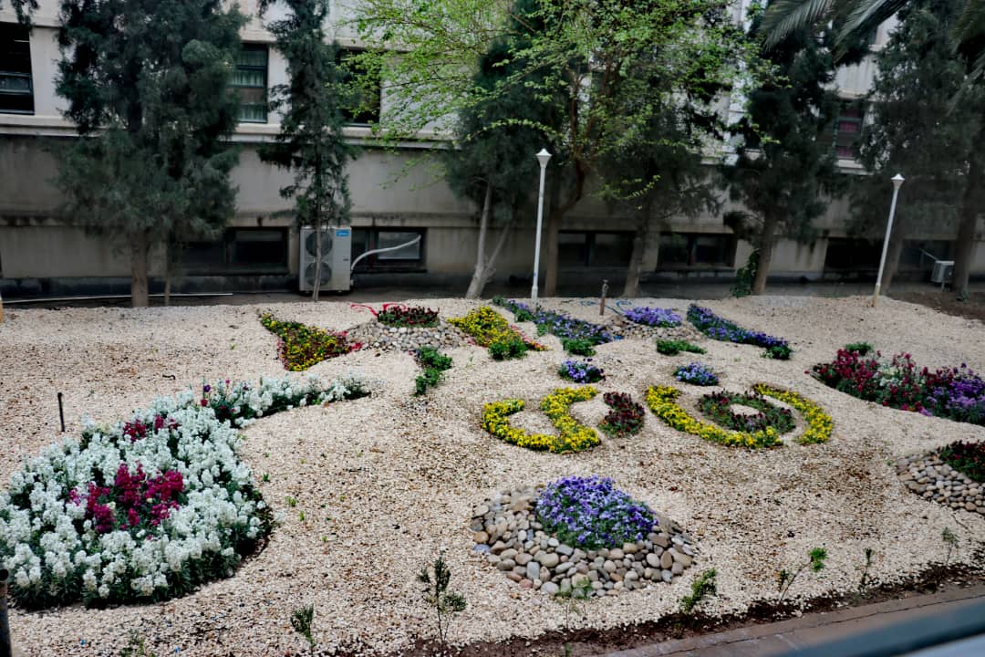رونمایی از طرح گلکاری نام مرحوم محمد نمازی