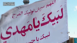 روایتی از پرداخت شمسه ی گلدسته های مسجد مقدس جمکران + فیلم