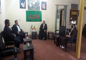سرپرست آموزش و پرورش مسجدسلیمان با نماینده ولی فقیه دیدار کرد