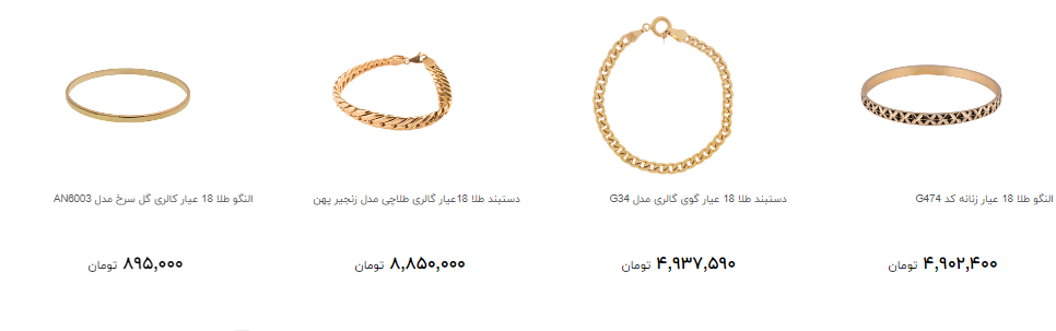 با چه مقدار پول می توان دسبند طلا خرید؟