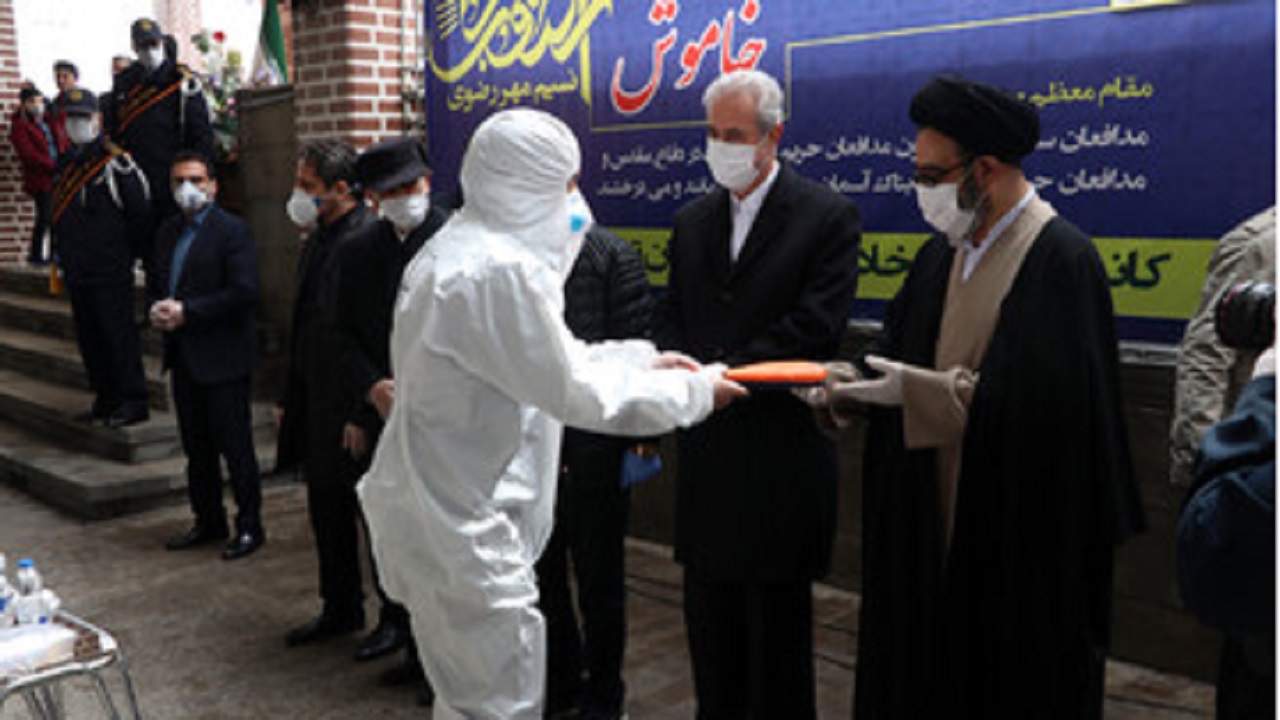 تقدیر از زحمات پرسنل آرامستان تبریز در تدفین متوفیان کرونایی