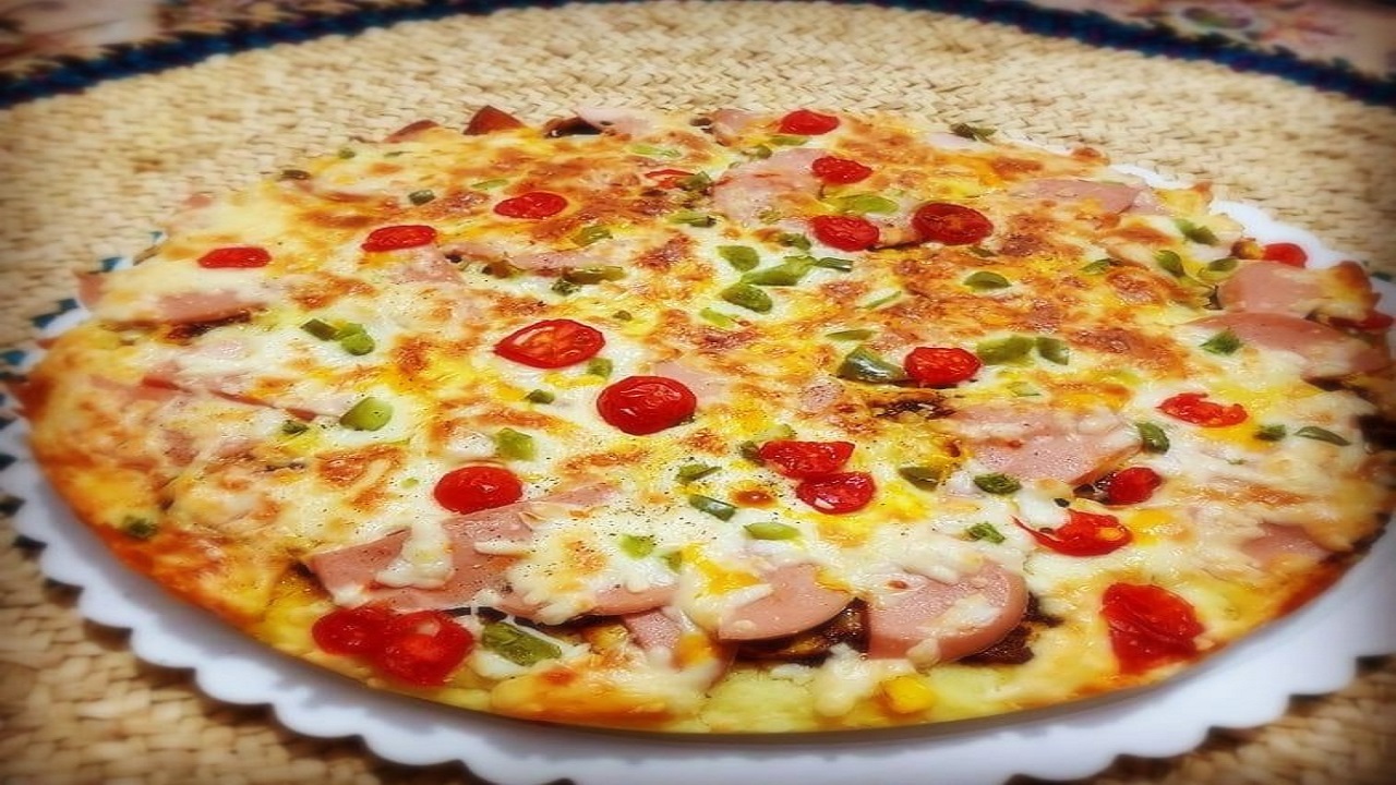 آشپزی با طعم پیتزا / تهیه پیتزا خانگی و خوشمزه بدون فر آشپزی با طعم پیتزا / تهیه پیتزا خانگی و خوشمزه بدون فر