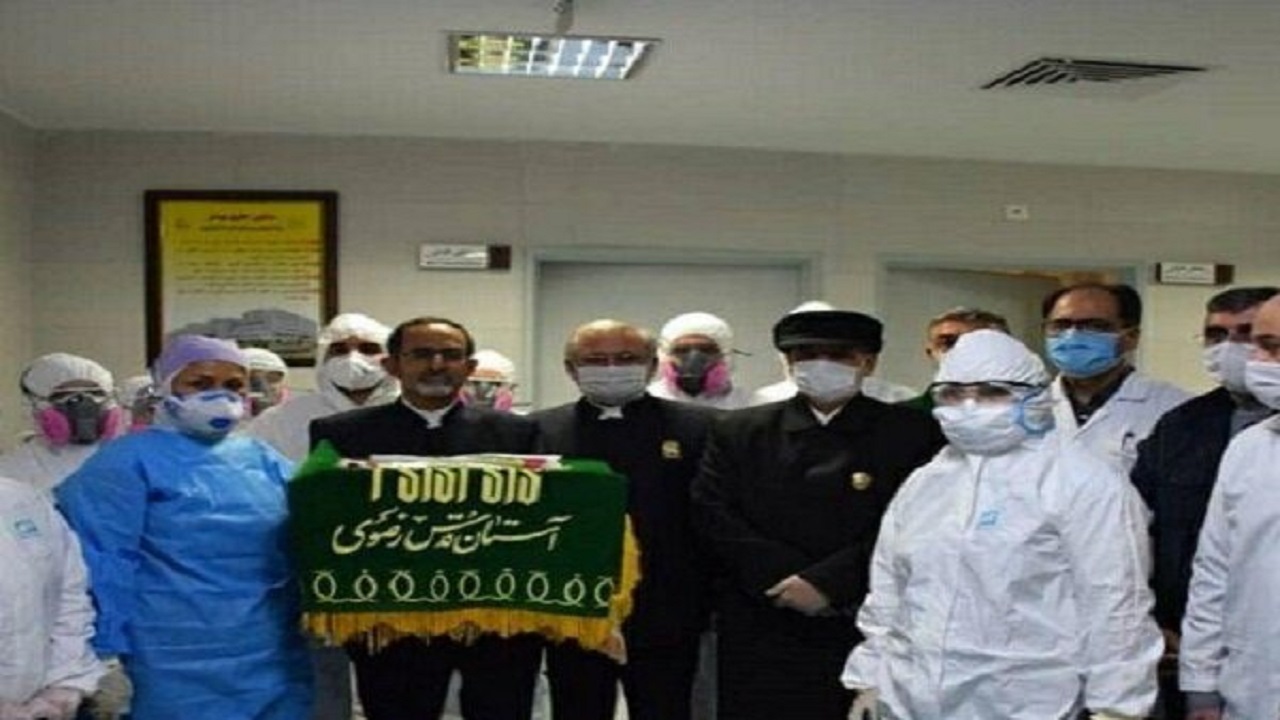 کاروان نسیم مهر رضوی شهرستان بناب در بخش کرونایی و توزیع بسته‌های حمایتی