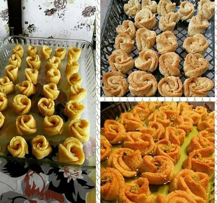شیرینی گل رز